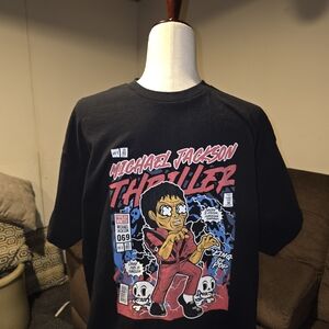 Michael Jackson Thriller Graphic Tee - Black